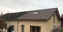 Extension d’une maison d’habitation à Aixe sur Vienne - tuiles PV13 flammé rustique